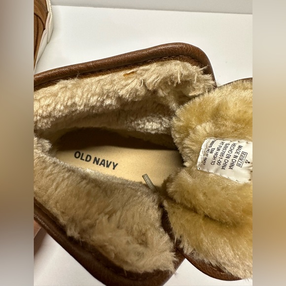 Old navy ankle boots /shoes fur lined size 3 kids tan - Picture 7 of 8